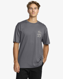 0 Up The Beach Regular - T-Shirt für Männer Grau 24A353523 Billabong