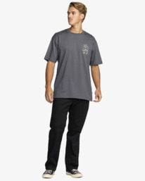 2 Up The Beach Regular - T-Shirt für Männer Grau 24A353523 Billabong