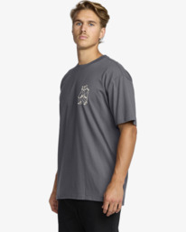 3 Up The Beach Regular - T-Shirt für Männer Grau 24A353523 Billabong