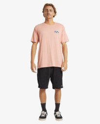 3 Crayon Wave Premium - T-shirt de manga curta para Homem Pink 24A354500 Billabong