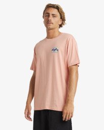 4 Crayon Wave Premium - T-shirt de manga curta para Homem Pink 24A354500 Billabong