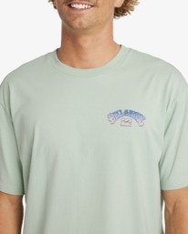 5 Wax Arch Regular - T-shirt de manga curta para Homem Azul 24A354507 Billabong