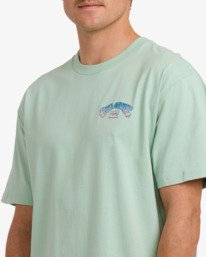 2 Wax Arch Regular - T-shirt de manga curta para Homem Azul 24A354507 Billabong