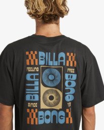 5 Solar Regular - Camiseta de manga corta para hombre Negro 24A354510 Billabong