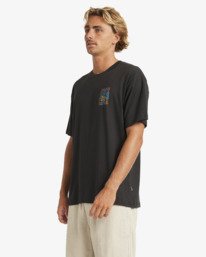 4 Solar Regular - Camiseta de manga corta para hombre Negro 24A354510 Billabong