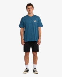 3 Point Of View Regular - Camiseta de manga corta para hombre Verde 24A354514 Billabong