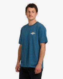 4 Point Of View Regular - Camiseta de manga corta para hombre Verde 24A354514 Billabong