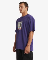 3 Sword Sharpening Og - Maglietta a maniche corte da Uomo Purple 24A354570 Billabong