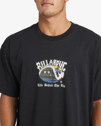 4 Behind The Lip Og - Maglietta a maniche corte da Uomo Black 24A354571 Billabong