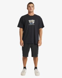 2 Behind The Lip Og - Maglietta a maniche corte da Uomo Black 24A354571 Billabong