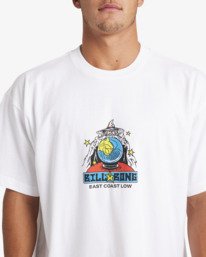 4 East Coast Low Og - Maglietta a maniche corte da Uomo White 24A354573 Billabong