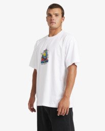 3 East Coast Low Og - Maglietta a maniche corte da Uomo White 24A354573 Billabong