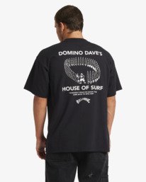 1 Domino Dave Og - Maglietta a maniche corte da Uomo Black 24A354576 Billabong