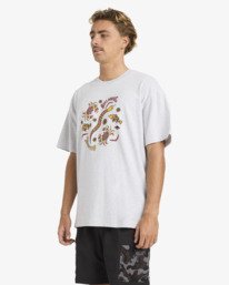 4 Otis Estuary - T-Shirt &agrave; manches courtes pour Homme Gris 24A356182 Billabong