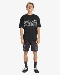 3 Otis Mangrove - T-Shirt &agrave; manches courtes pour Homme Noir 24A356183 Billabong
