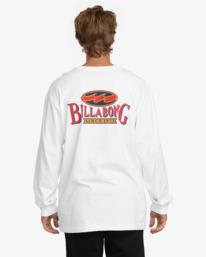 2 Double Spread - Long Sleeves T-Shirt for Men White 24A361500 Billabong