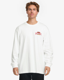 0 Double Spread - Long Sleeves T-Shirt for Men White 24A361500 Billabong