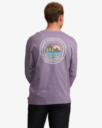 2 Rockies - T-shirt met Lange mouw voor Heren Purple 24A361504 Billabong