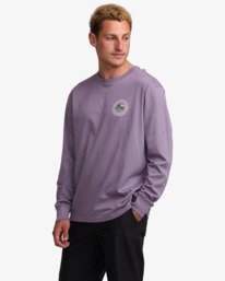 3 Rockies - T-shirt met Lange mouw voor Heren Purple 24A361504 Billabong