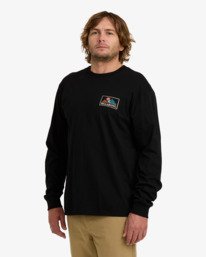 4 Range A/DIV - T-shirt de manga comprida para Homem Preto 24A364505 Billabong