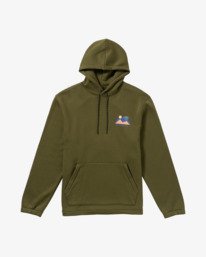 4 Compass - Top in felpa da Uomo Green 24A411506 Billabong