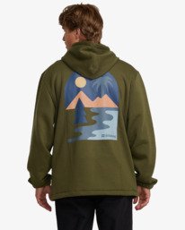 2 Compass - Top in felpa da Uomo Green 24A411506 Billabong