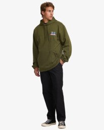 1 Compass - Top in felpa da Uomo Green 24A411506 Billabong