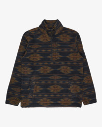 6 Boundary - Polaire à col montant zippé pour Homme Noir 24A411507 Billabong