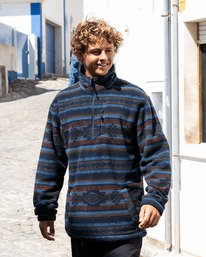 0 Boundary - Fleece mit Reißverschluss-Kragen für Männer Blau 24A411507 Billabong