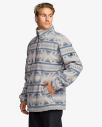 3 Boundary - Fleece mit Reißverschluss-Kragen für Männer Grau 24A411507 Billabong