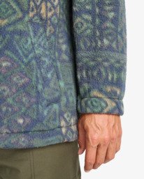 5 Boundary - Half Zip Mock Neck Fleece for Men Blue 24A411507 Billabong