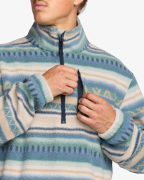 4 Boundary - Polaire à col montant zippé pour Homme Bleu 24A411507 Billabong