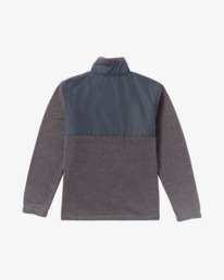 5 Boundary Blocked - Polaire à col montant zippé pour Homme Rose 24A413503 Billabong