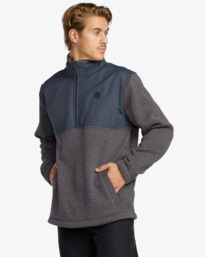 3 Boundary Blocked - Polaire à col montant zippé pour Homme Rose 24A413503 Billabong