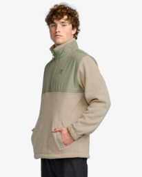3 Boundary Blocked - Polaire à col montant zippé pour Homme Bleu 24A413503 Billabong
