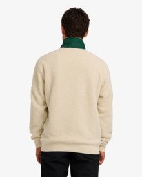 3 Salinity Now Boundary - Fleece Top for Men Beige 24A414502 Billabong