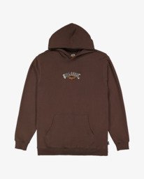 6 Otis Arch - Felpa con cappuccio da Uomo Brown 24A416180 Billabong