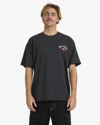0 Otis Flag Arch - Short Sleeve T-Shirt for Men Grey 24A433590 Billabong