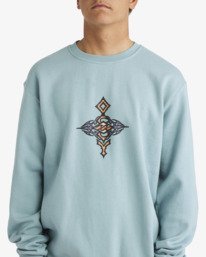 4 Occy - Maglia girocollo da uomo Blue 24A462500 Billabong