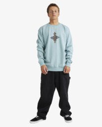 1 Occy - Maglia girocollo da uomo Blue 24A462500 Billabong