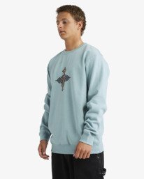 3 Occy - Maglia girocollo da uomo Blue 24A462500 Billabong