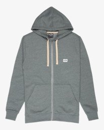 0 All Day Zip - Zip-Up Sweatshirt for Men Gray 24A481501 Billabong