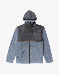 4 Boundary Lite Zip - Polaire zippée pour Homme Bleu 24A481502 Billabong