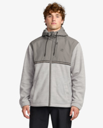 0 Boundary Lite Zip - Zip Fleece for Men Grey 24A481502 Billabong