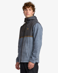 3 Boundary Lite Zip - Polaire zippée pour Homme Bleu 24A481502 Billabong