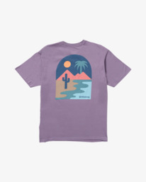 5 Sun Down Adventure Division - T-shirt de mangas curtas para Homem Roxo 24A501543 Billabong