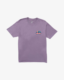 4 Sun Down Adventure Division - Short Sleeves T-Shirt for Men Purple 24A501543 Billabong