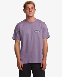 0 Sun Down Adventure Division - Short Sleeves T-Shirt for Men Purple 24A501543 Billabong