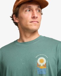 4 Sun Down A/DIV Premium - T-shirt met korte mouwen voor Heren Green 24A501604 Billabong