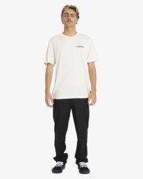 2 Make Tracks - T-Shirt f&uuml;r M&auml;nner Weiss 24A501605 Billabong